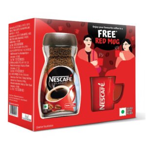 NESCAFE Classic - 180gm + Free Red Mug
