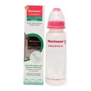 Morison's Baby Dreams Regular Plastic Feeding Bottle - 250ml Capacity
