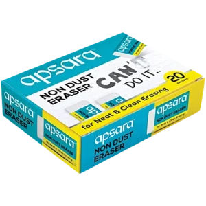 Apsara Non Dust Eraser - (3X20N Erasers)