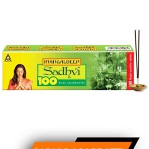 Mangaldeep Sadhvi 100 Puja Agarbattis - 100gm