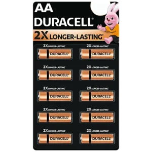 DURACELL 2X Long-Lasting AA Batteries (25X12)