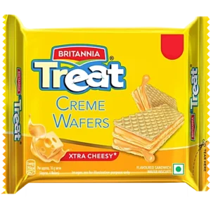Britannia Treat Creme Wafers Xtra Cheesy- 2.8gm