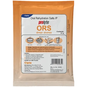 Cipla Oral Rehydration Salts IP Prolyte ORS (22.26X10)