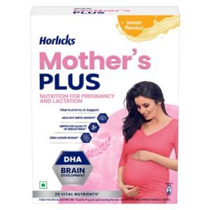 Horlicks Mother's Plus Nutrition for Pregnancy and Lactation Kesar Flavour - 400gm