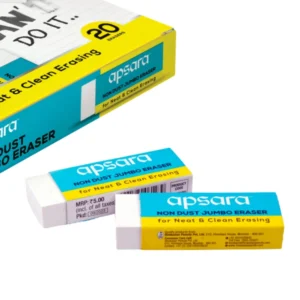 Apsara Non Dust Jumbo Eraser - (5X20N Erasers)