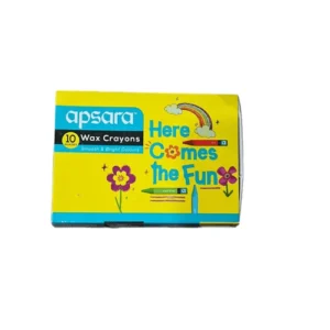 Apsara Wax Crayons Smooth & Bright Colours (10 Shades)