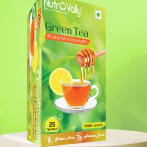 NutroVally Green Tea Honey Lemon - 25 Tea Bags