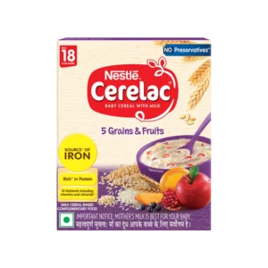 Nestle Cerelac 5 Grains & Fruits (18 to 24 Months) - 300gm