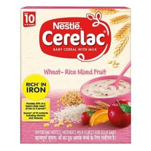 Nestle Cerelac Wheat-Rice Mixed Fruit (10 to 24 Months) - 300gm