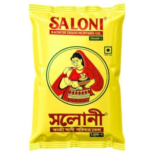 Saloni Kachi Ghani Mustard Oil (Pouch) – 1000ml