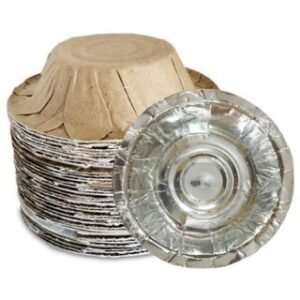 6 Inch Silver Coated Paper Bowl - 40P