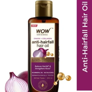 Wow Onion + Collagen Anti-Hairfall Hair Oil - 200ml