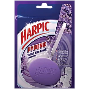 Harpic Hygienic Toilet Rim Block Lavender - 26g