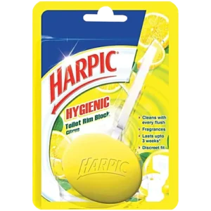 Harpic Hygienic Toilet Rim Block Citrus - 26g