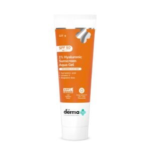 The Derma Co 1% Hyaluronic Sunscreen Aqua Gel SPF 50 PA++++ - 50gm
