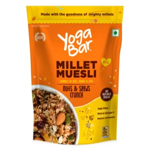 Yoga Bar Millet Muesli Nuts & Seeds Crunch - 450gm