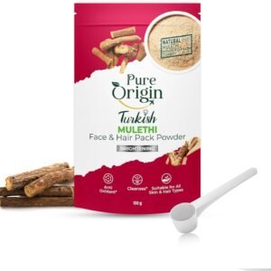 Pure Origin Turkish Mulethi Face & Hair Pack Powder - 100gm