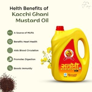 Saloni Kacchi Ghani Sarso Oil - 5L