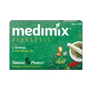 Medimix Ayurvedic 18-Herbs With Natural Oils  Oil 4X125gm=500gm Plus Free 1X125gm