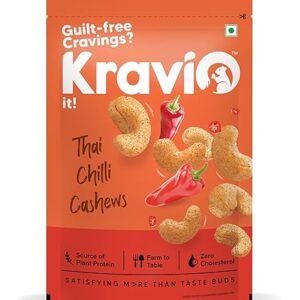Kravio Thai Chilli Cashews - 200gm