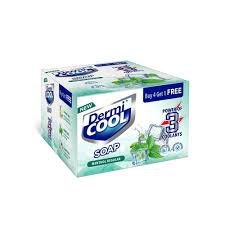 Dermi Cool Soap Menthol Regular Buy 4 Get 1 Free - 625gm (5NX125gm)