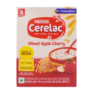 Nestle Cerelac Wheat Apple Cherry  ( From 8 to 24 Months) - 360gm